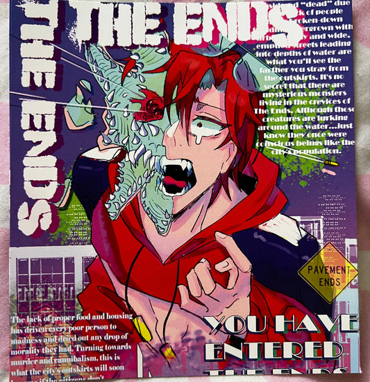 Maximalist Maroon Mini Print